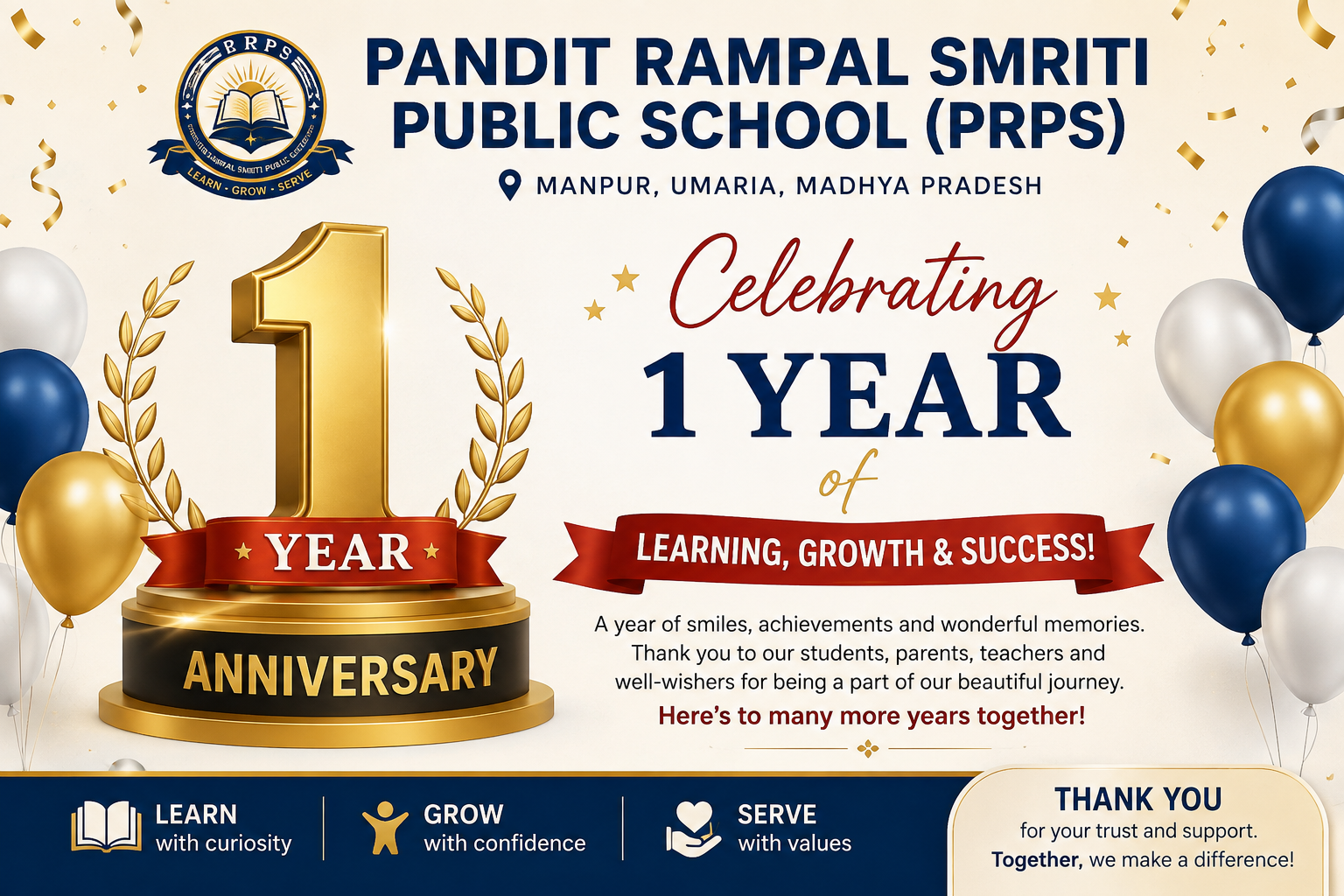 PRPS Completes Its First Year with a Record of Success and Growth